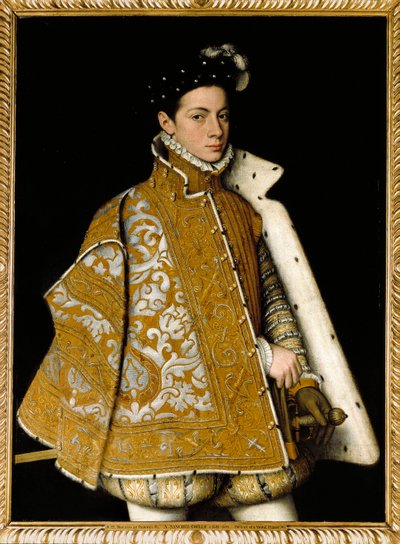 Portrait of Alexandre Farnese (Alessandro Farnese 作者 Sofonisba Anguissola