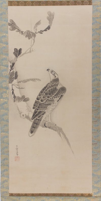 鹰塔卡祖，17世纪中期。 作者 曾我日光馆
