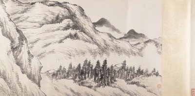 景观，日期为1898年。 作者 宋念