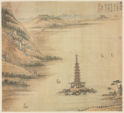 作为湖，1500年代。 作者 宋旭