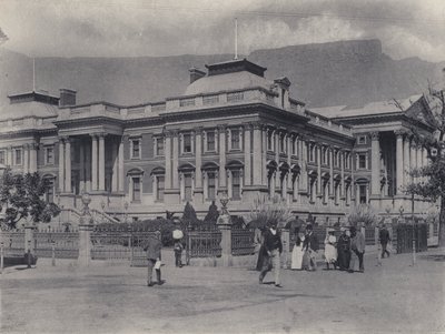 Houses of Parliament, Cape Town (b/w photo) 作者 南非摄影师