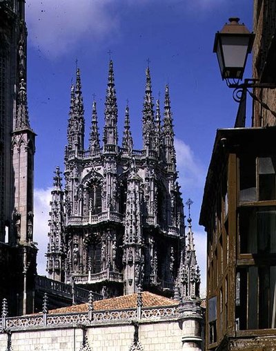 灯笼（cimborio）可能由Juan de Langres设计（fl.c.1522-40）由Felipe Vigarny和Juan de Vallejo建造（fl.c.1518-69）完成1568 作者 西班牙殖民地