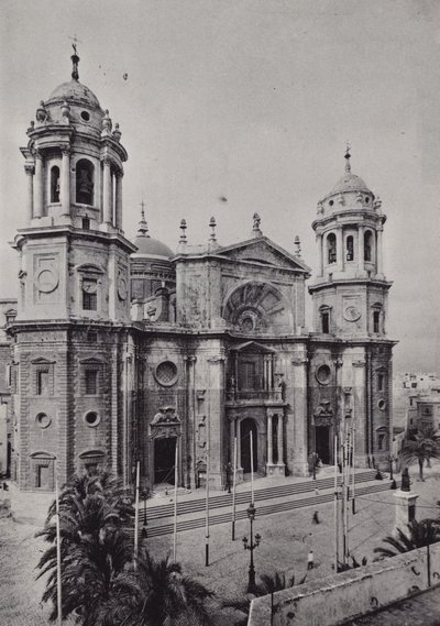 加的斯。La Catedral（黑白照片）。 作者 西班牙摄影师