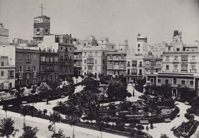 加的斯：Plaza de Guerra Jimenez（黑白照片） 作者 西班牙摄影师