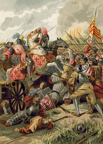 意大利切里尼奥拉之战，1503年 作者 西班牙语学校