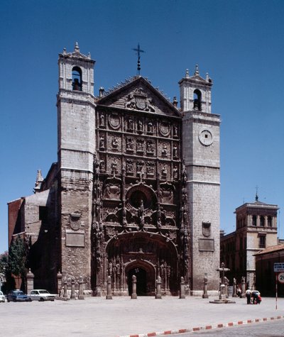 Isabelin Gothic Art: Conventual Church of St. Paul (Saint Paul) (Iglesia conventual de San Pablo) 1445-1616 de Valladolid（西班牙巴利亚多利德的 Isabelline Gothic-Plateresque 教堂景观） 作者 西班牙语学校