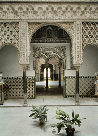 12至14世纪的Patio de las Munecas 作者 西班牙语学校