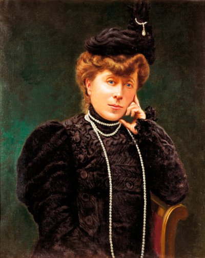 Portrait of the Duchess of Maria del Carmen Villahermosa (1815-1905). Anonymous painting. End of the 19th century. 作者 西班牙语学校