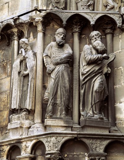 Sculpture from the cathedral of Santa Maria de Burgos 1221-1568, Spain. Gate of Sarmental 作者 西班牙语学校