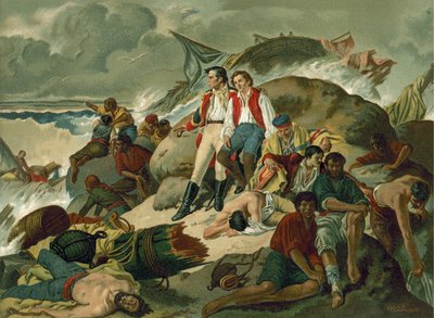 1805年特拉法加战役的海难幸存者 作者 西班牙语学校