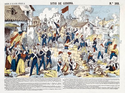 西班牙独立战争（1808-1814）：1809年6月至12月的赫罗纳围城战。 作者 西班牙语学校