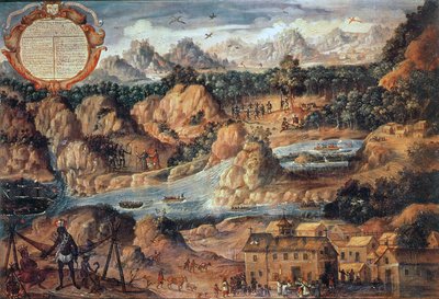 1524 年征服危地马拉（油画） 作者 西班牙语学校
