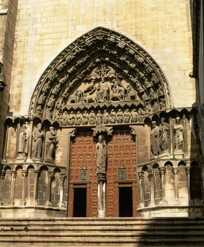 Portada del Sarmental，南部横断面，c.1235 作者 西班牙语学校