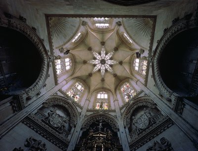 Capilla del Condestable的天花板，15世纪晚期 作者 西班牙语学校