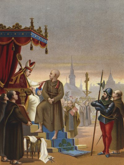 Girolamo Savonarola的退化，1498年 作者 西班牙语学校