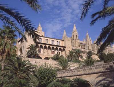 La Almudaina宫殿，Palma de Mallorca看法 作者 西班牙语学校