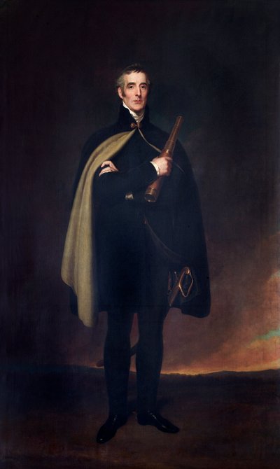威灵顿公爵》，约 1860 年（布面油画） 作者 Spiridione Gambardella