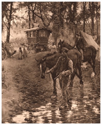 游牧民族，1903年。 作者 伊丽莎白阿德拉斯坦霍普福布斯