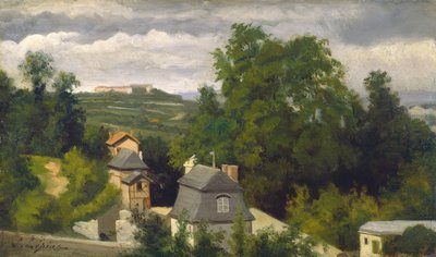 卡昂郊区的风景，1872年至1875年。 作者 斯坦尼斯拉斯·勒平