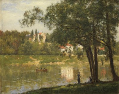 Grande Jatte岛，1877-82 作者 斯坦尼斯拉斯·维克多·爱德华·勒平