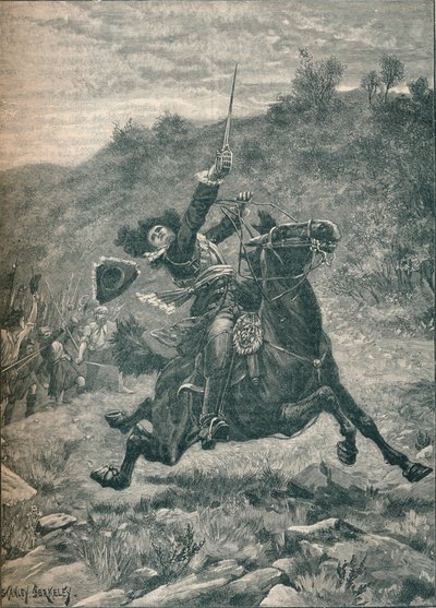 邓迪子爵在苏格兰基里克兰基战役中的最后负责人，1689年，1905年 作者 斯坦利伯克利
