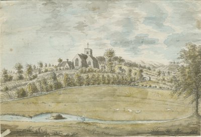 阿米蒂奇教堂：水彩画，nd [1762-1802] 作者 斯蒂宾肖