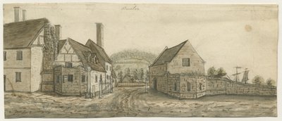 特伦特河畔伯顿修道院：水彩画，编号[c 1795] 作者 斯蒂宾肖
