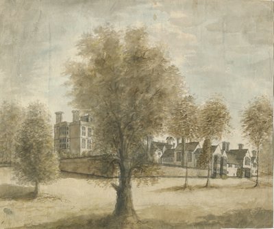 德雷顿·巴塞特（Drayton Bassett）-“德雷顿庄园”：水彩画，作品编号[1789-1793] 作者 斯蒂宾肖