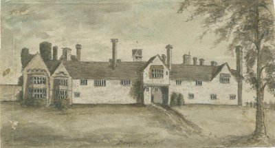 德雷顿·巴塞特（Drayton Bassett）-“德雷顿庄园”：水彩画，nd [1789] 作者 斯蒂宾肖