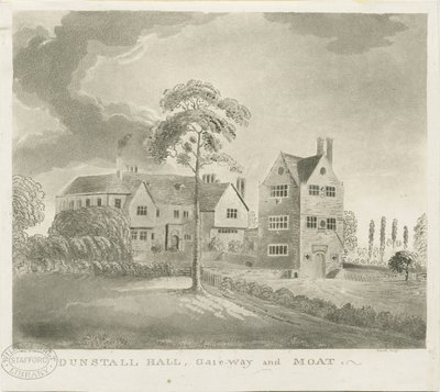 Dunstall Hall：水彩画版画，编号[1762-1802]（印刷） 作者 斯蒂宾肖