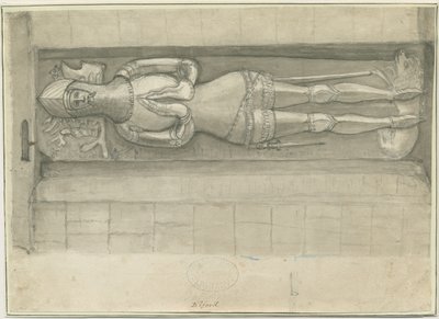 埃尔福德·丘奇（Elford Church）：棕褐色绘图，nd [1762-1802]（绘图） 作者 斯蒂宾肖