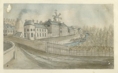Etruria-工厂：水彩画，nd [1762-1802] 作者 斯蒂宾肖
