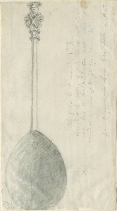 Fradswell-使徒勺子：铅笔和水墨画，nd [？18th cent]（绘画） 作者 斯蒂宾肖