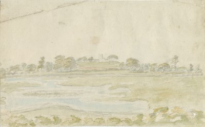 高奥弗利教堂：水彩画，nd [1762-1802] 作者 斯蒂宾肖