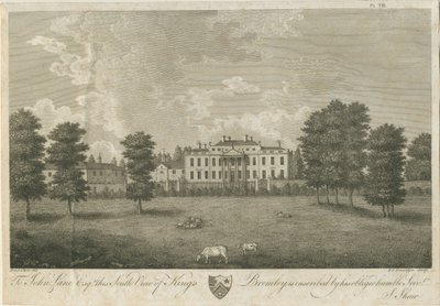 国王布罗姆利·霍尔（Kings Bromley Hall）：版画[17] 96（印刷） 作者 斯蒂宾肖