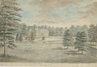 Lysways Hall：水彩画，nd [1762-1802] 作者 斯蒂宾肖