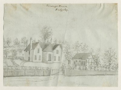 Rugeley Town-牧师区：棕褐色水洗图，nd [1762-1802]（绘制） 作者 斯蒂宾肖