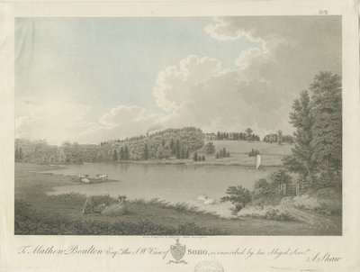 苏活区（Soho）-[马修·布尔顿（Matthew Boulton）的房屋：版画，nd [c 1798]（印刷） 作者 斯蒂宾肖