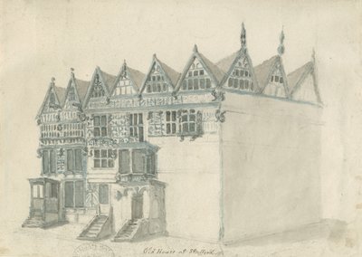 斯塔福德-古代“高级住宅”：水彩画，nd [1794]（绘画） 作者 斯蒂宾肖