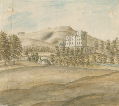斯托顿城堡：水彩画，nd [1762-1798] 作者 斯蒂宾肖