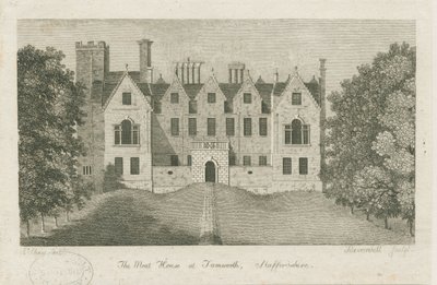 塔姆沃思（Tamworth）-护城河之家：版画，[1762-1802]（印刷） 作者 斯蒂宾肖