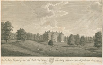 Wrottesley Hall：版画，nd [c 1798]（印刷） 作者 斯蒂宾肖