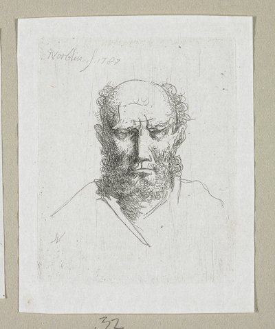 老人的头 作者 Stefan Juliusz Norblin de la Gourdaine