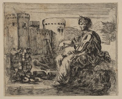 Amphion，来自《神话游戏》，1644年。 作者 斯蒂法诺·德拉·贝拉