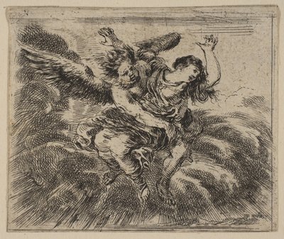 Boreas和Oreithyia，来自神话游戏《神秘的神话》（Jeu de la Mythologie），1644年。 作者 斯蒂法诺·德拉·贝拉