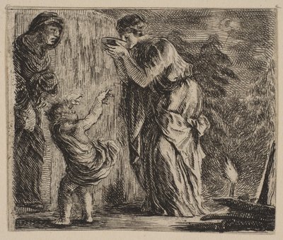 瑟雷斯，出自《神话游戏》Jeu de la Mythologie，1644年。 作者 斯蒂法诺·德拉·贝拉
