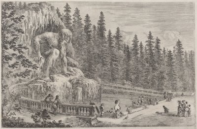 亚平宁半岛的巨大雕像，可能是1653年。 作者 斯蒂法诺·德拉·贝拉