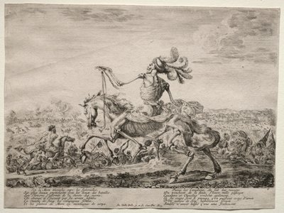 战场上的死亡，1646-1647年。 作者 斯蒂法诺·德拉·贝拉