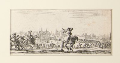 Dessins de quelques Conduites de Troupes》，一套十二幅蚀刻版画 作者 斯蒂法诺·德拉·贝拉