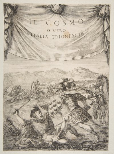 Il Cosmo的正装作品，1650年。 作者 斯蒂法诺·德拉·贝拉